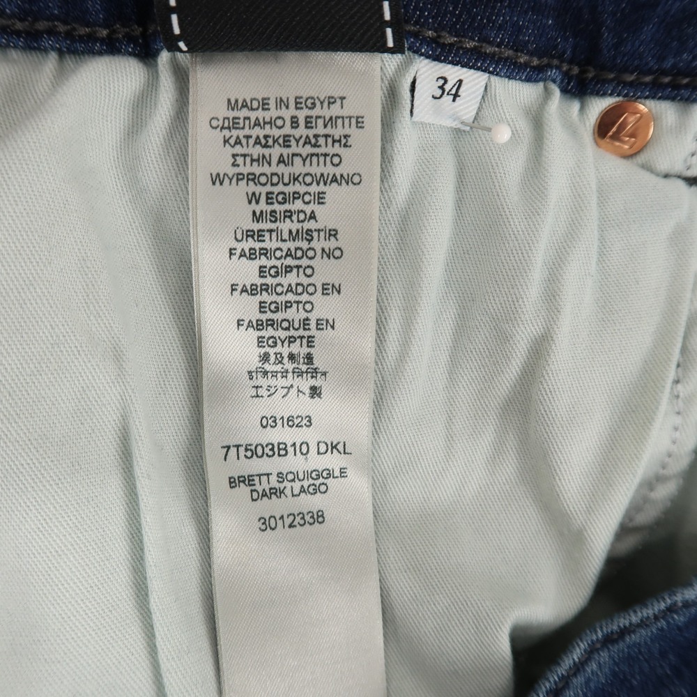7 For All Mankind Men's Bootcut Jeans - Blue - Picture 11 of 12